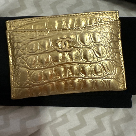 Chanel Egyptian collection card holder
